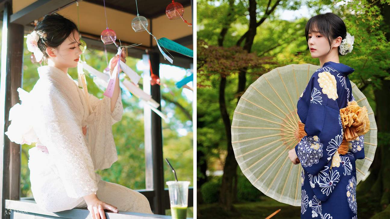 Alquiler de kimonos en Kiyomizu-dera, Kioto