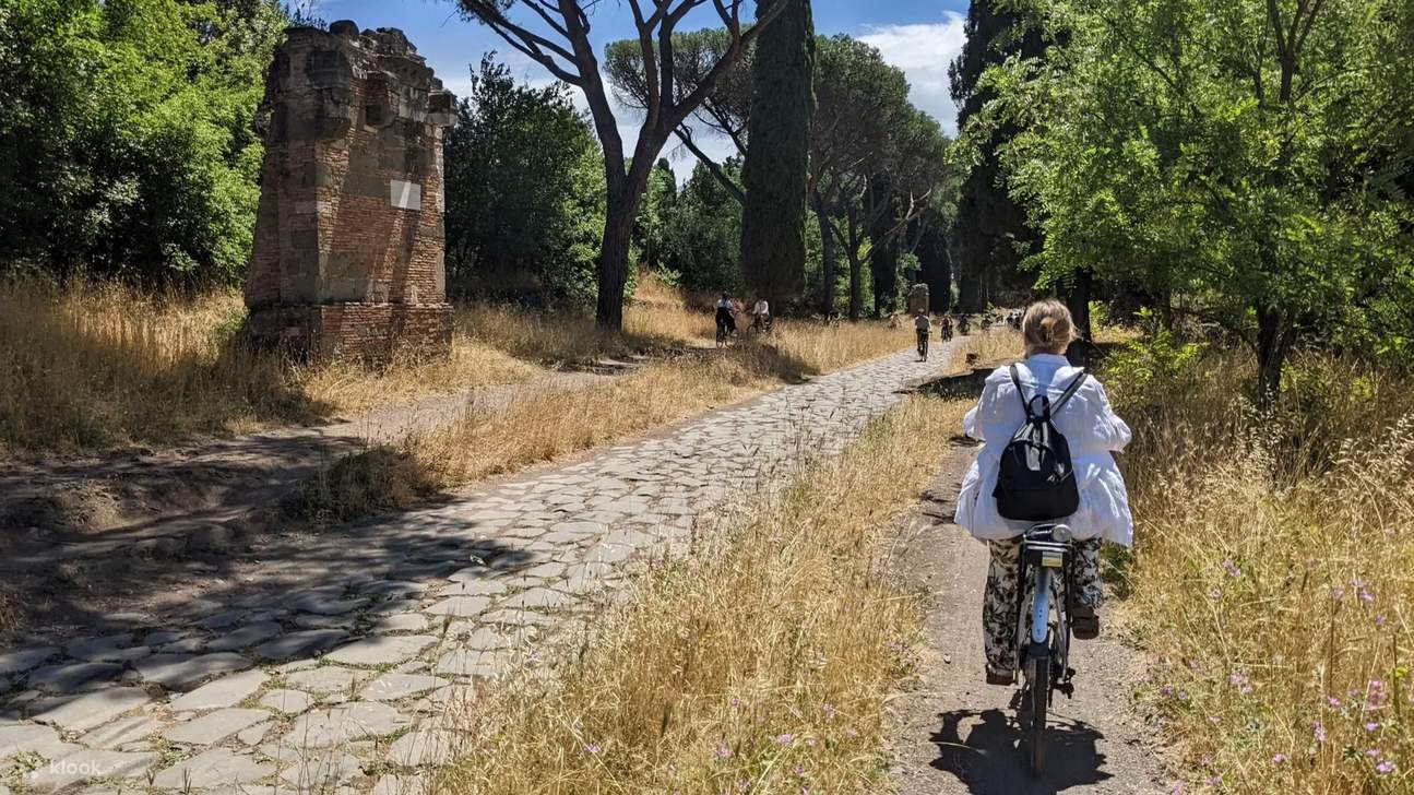 Fahrradverleih-Erlebnis auf der Via Appia Antica in Rom