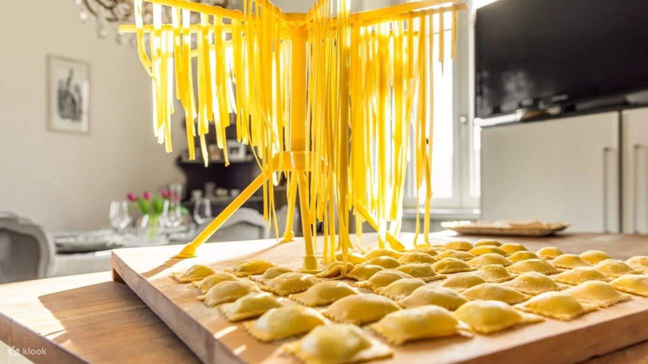 Golden, handcrafted ravioli ready to be cooked—each pillow filled with delicious homemade goodness!