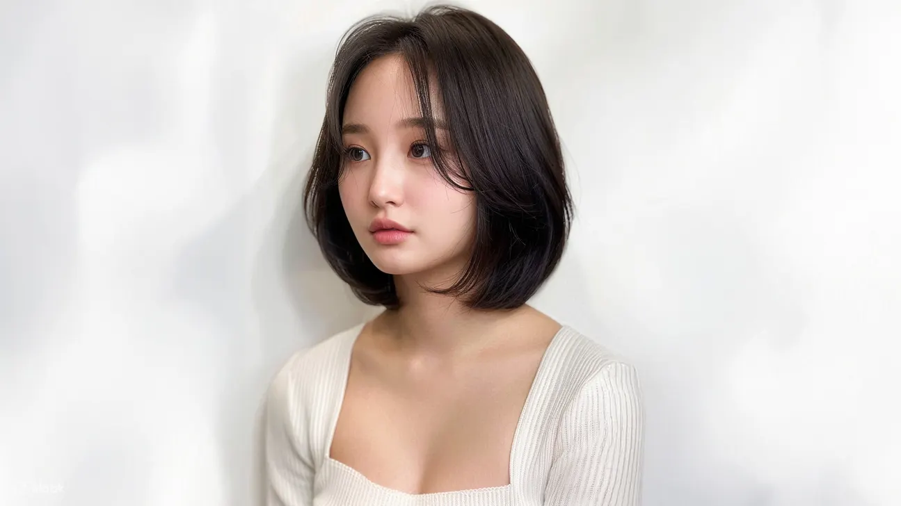 带有修饰脸型刘海的柔和层次波波头。这款别致而精致的波波头剪裁采用柔和的层次，自然地修饰脸型。微妙的修饰脸型刘海增添了一丝柔美和优雅，非常适合提升青春魅力和干净的线条。Id