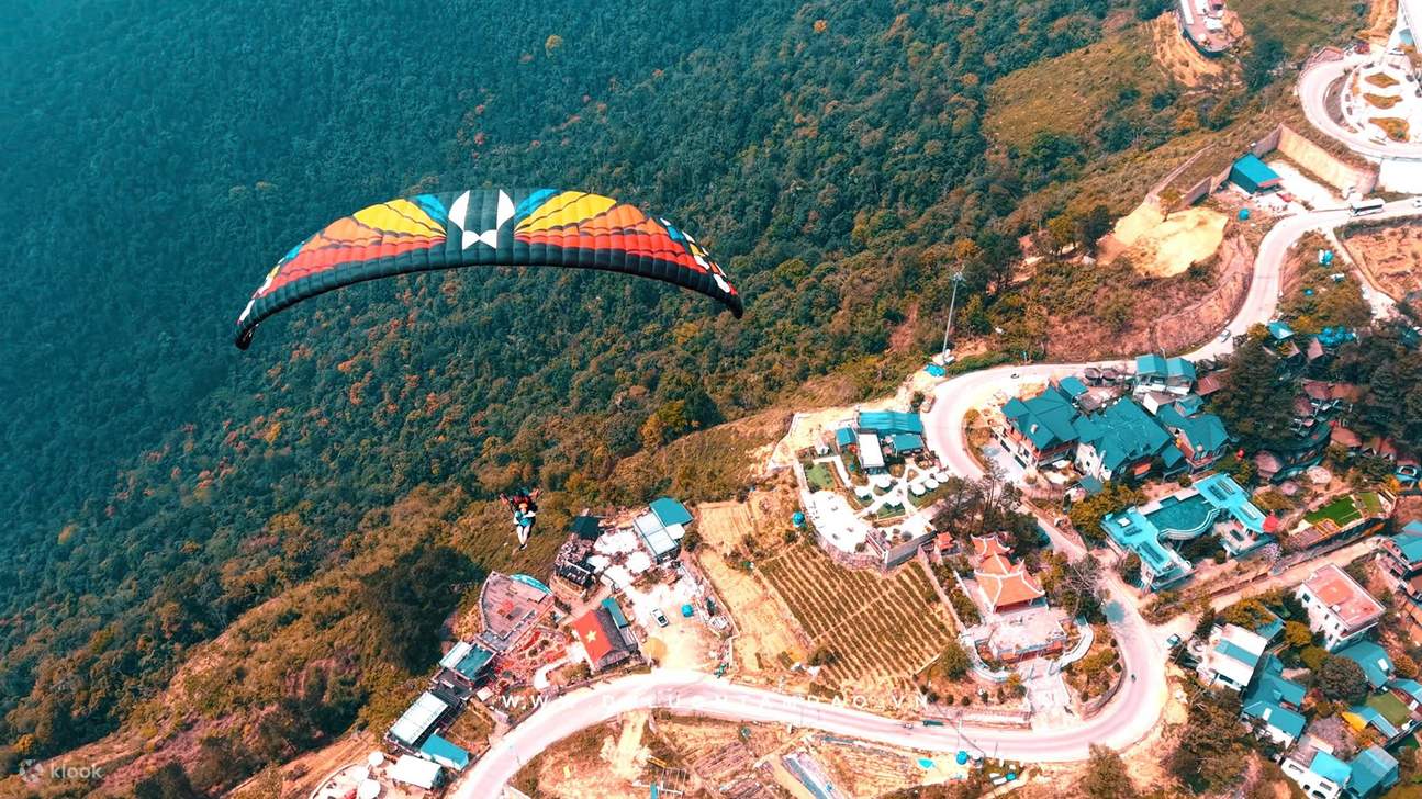 땀다오 산 위를 날아보세요 – 하노이 근처 어드벤처 패러글라이딩