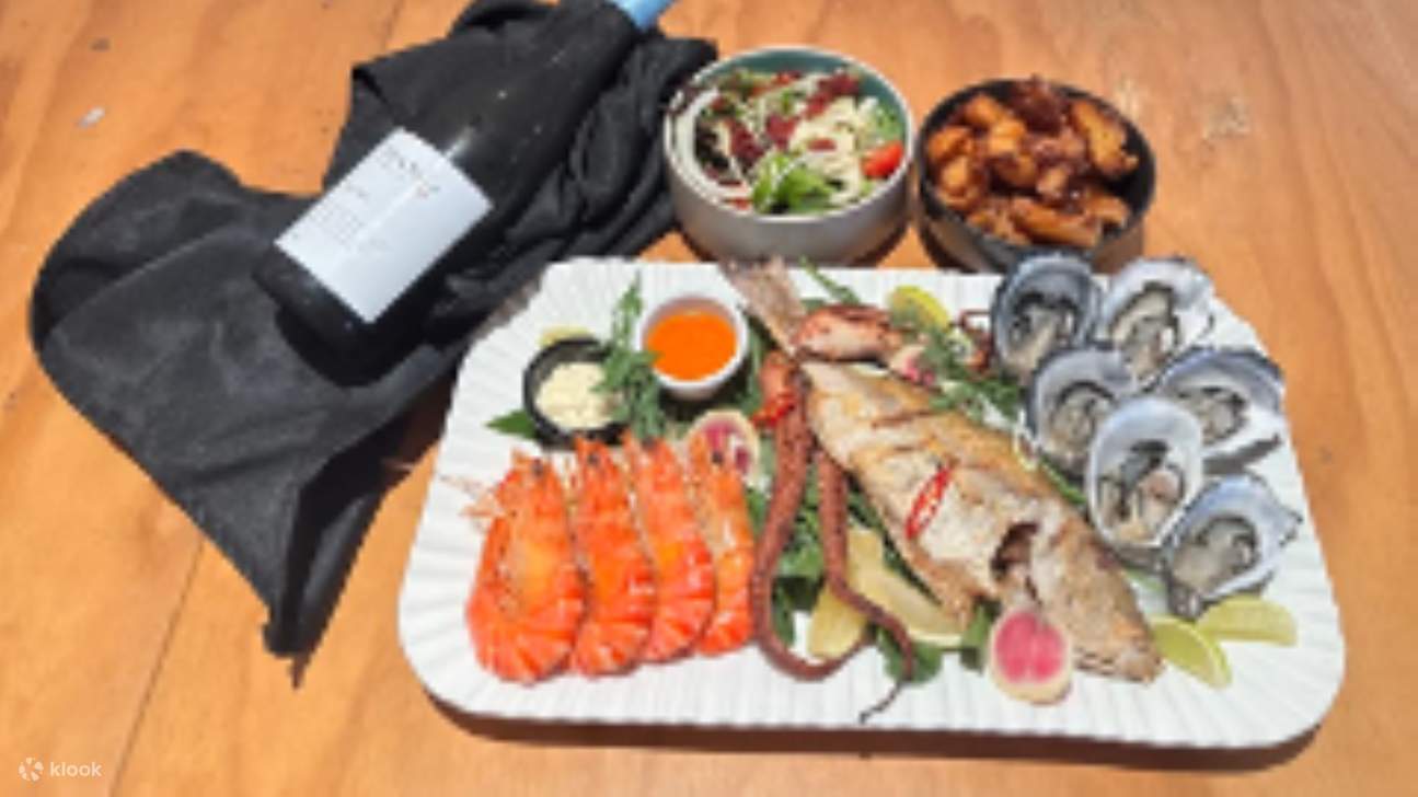 Ultimate Seafood Indulgence for Two with Wine 