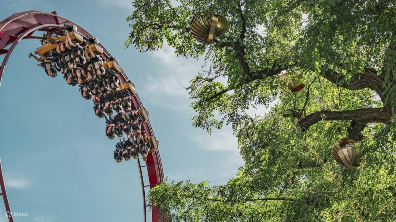 Elevándose por el cielo mientras la adrenalina aumenta con cada giro brusco