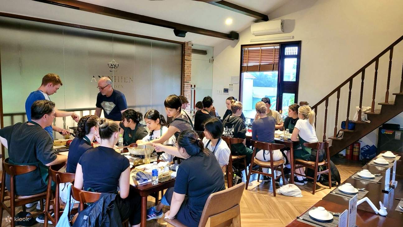 Expérience culinaire végétarienne au jardin d'An Nhien