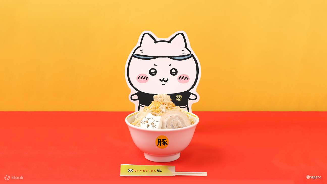 Tiket Chiikawa Ramen Buta Shibuya PARCO (bersama teh Black Oolong)