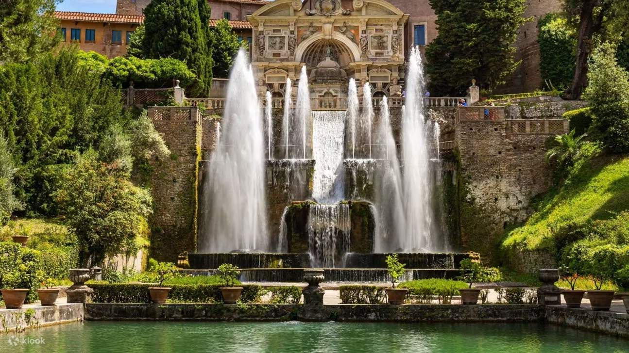 Villa d'Este Home Tivoli Set Fleur artificielle 3 unités. Rose
