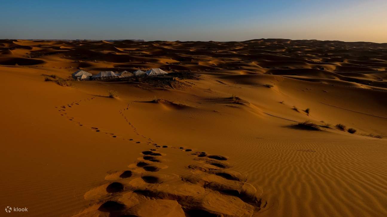 การได้นั่งล้อมรอบกองไฟอุ่นๆ ใต้หมู่ดาวระยิบระยับ เป็นการปิดท้ายวันที่แสนวิเศษของการผจญภัยในทะเลทรายได้อย่างสมบูรณ์แบบ