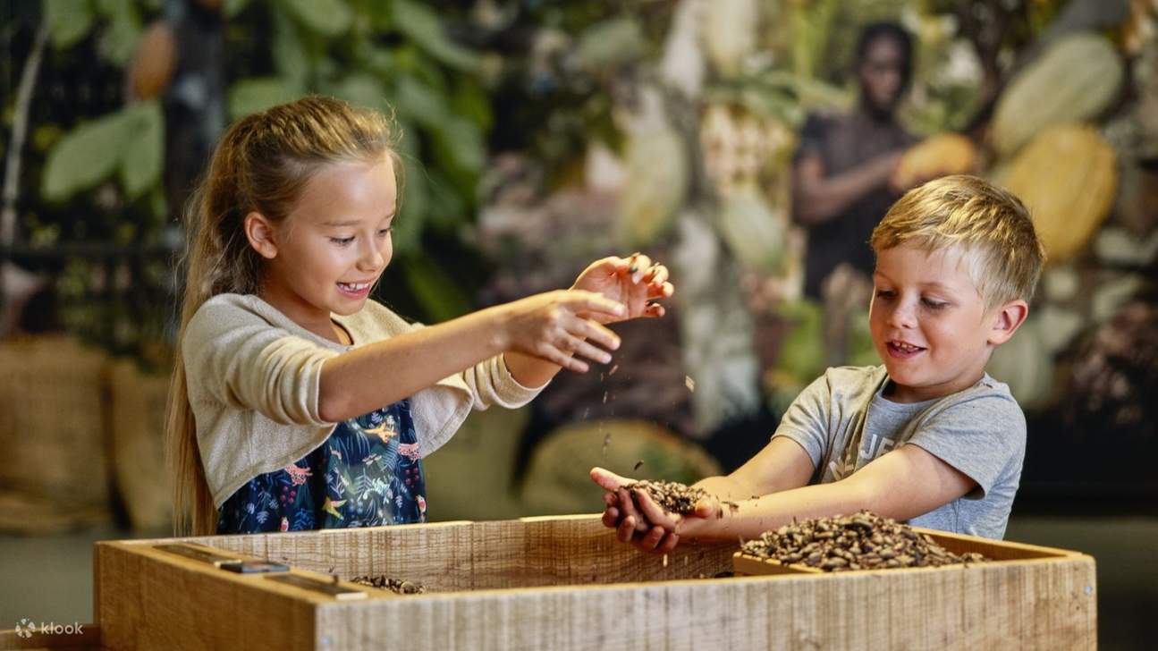 Alami aroma biji koko premium sambil anda meneroka pameran interaktif