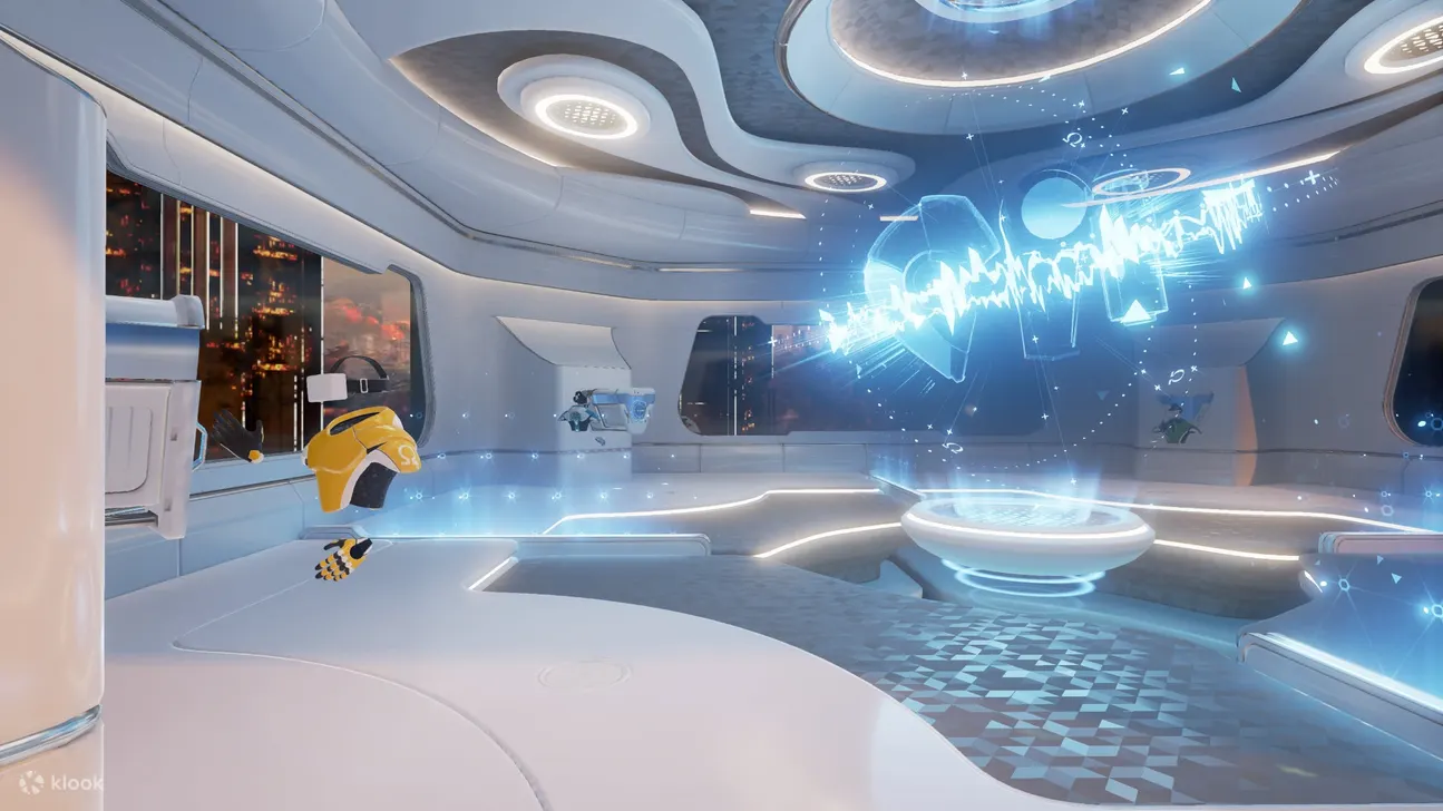 玩家将在整个游戏中导航的 VR 图形