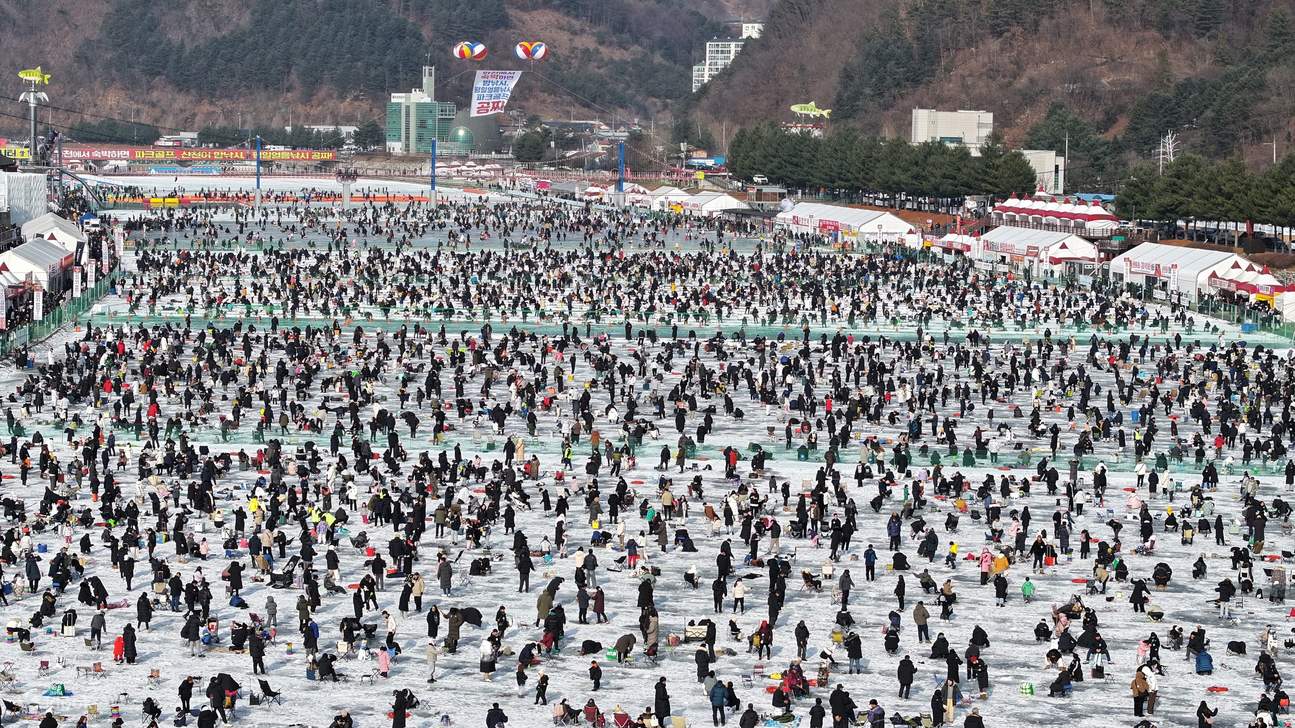Excursión de un día al Festival de Hielo Hwacheon Sancheoneo con