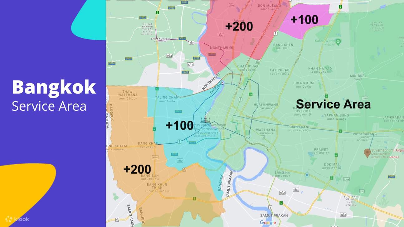 khu vực dịch vụ tại bangkok