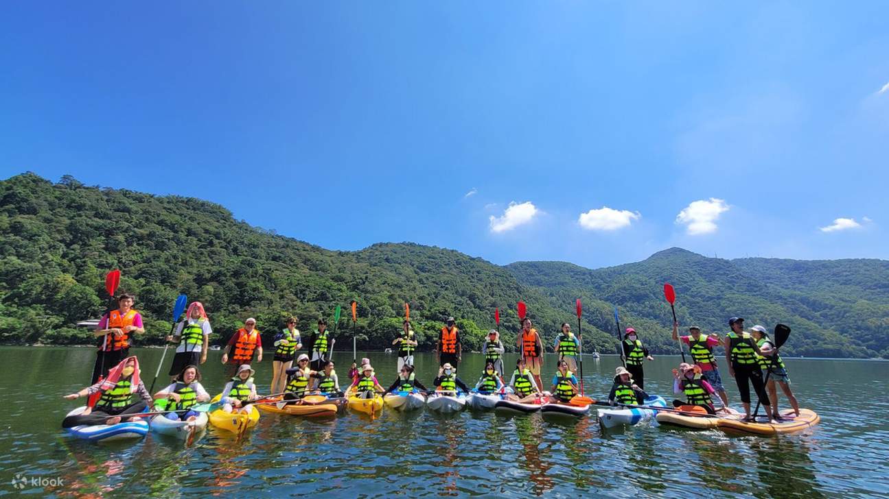 Хуалянь: SUP и каноэ на озере Лиюйтань