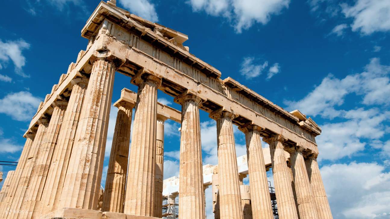 スマートフォンでアクロポリスの神話や伝説を紐解くオーディオツアー。優先入場付き。