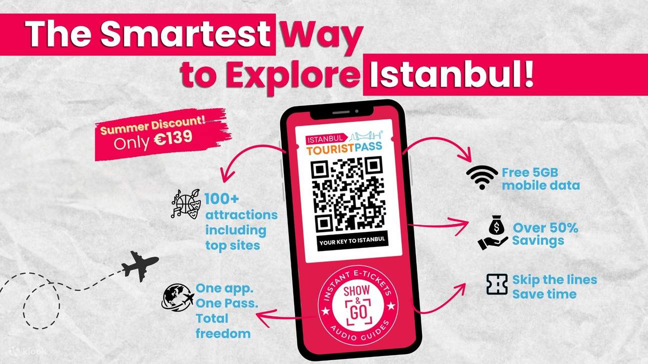 Istanbul Tourist Pass Kemasukan Lalui-Langkau-Barisan ke 100+ Tarikan