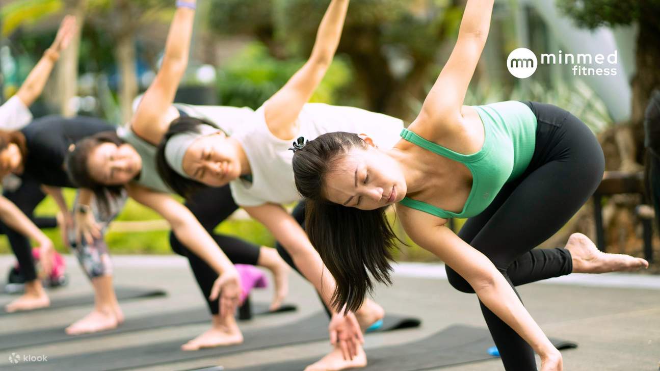 women exercising together