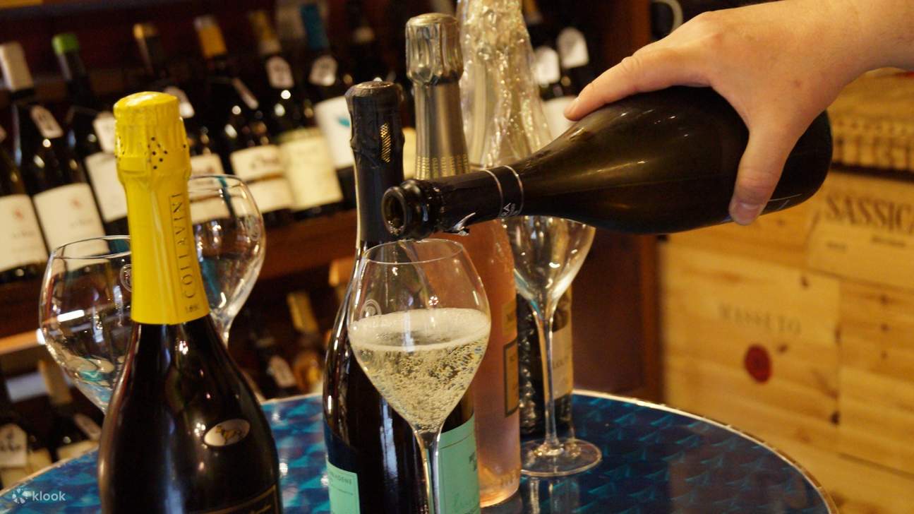 Taste a selection of crisp sparkling wines paired with expert guidance from local sommeliers