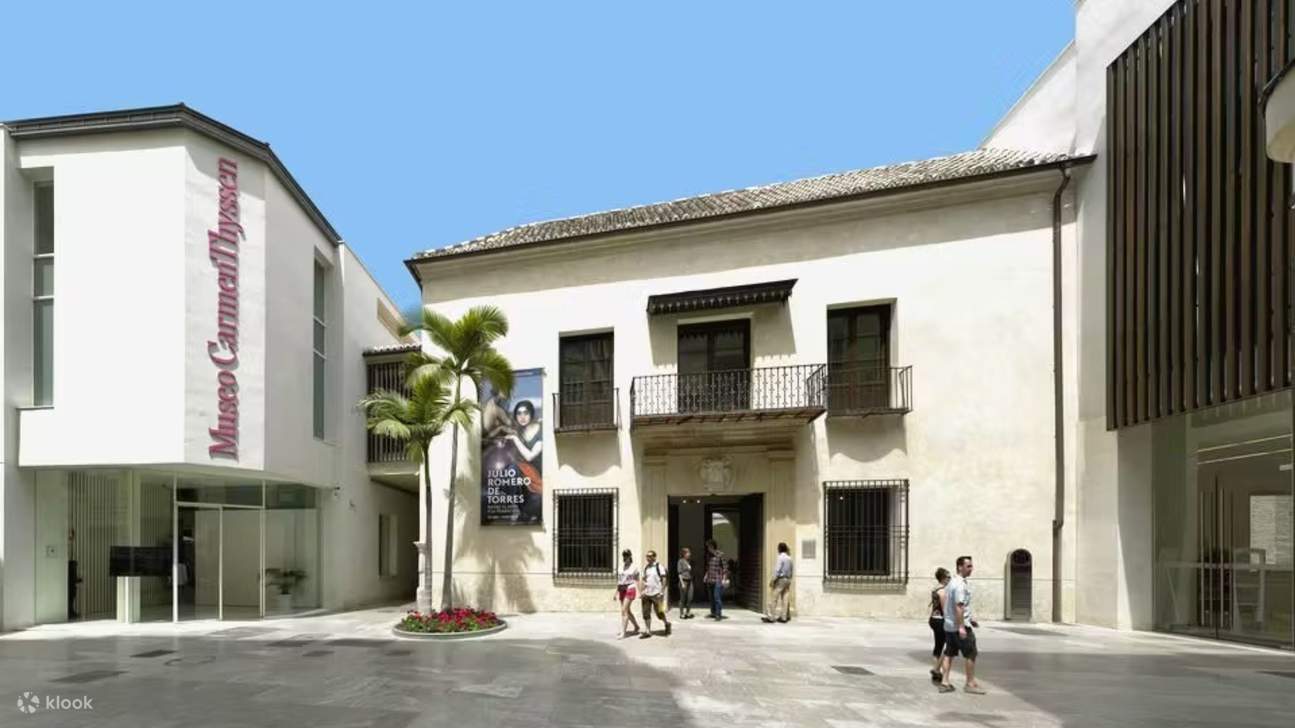 Entrada al Museo Carmen Thyssen en Málaga