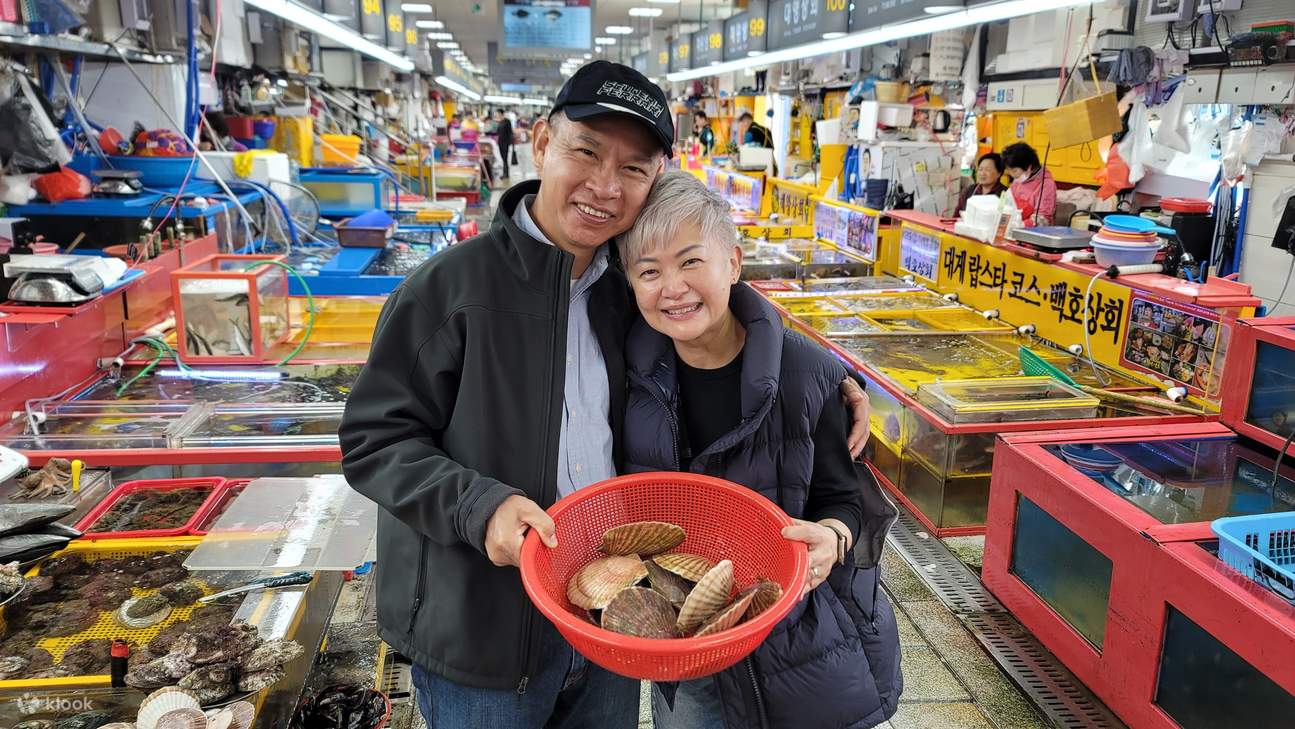 Chợ địa phương ở Busan