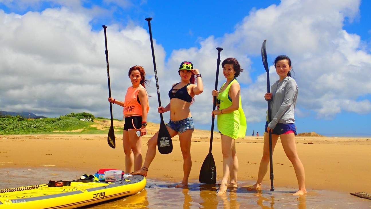 ประสบการณ์พาย SUP ที่แม่น้ำชวง เมืองฝูหลง ในนิวไทเป