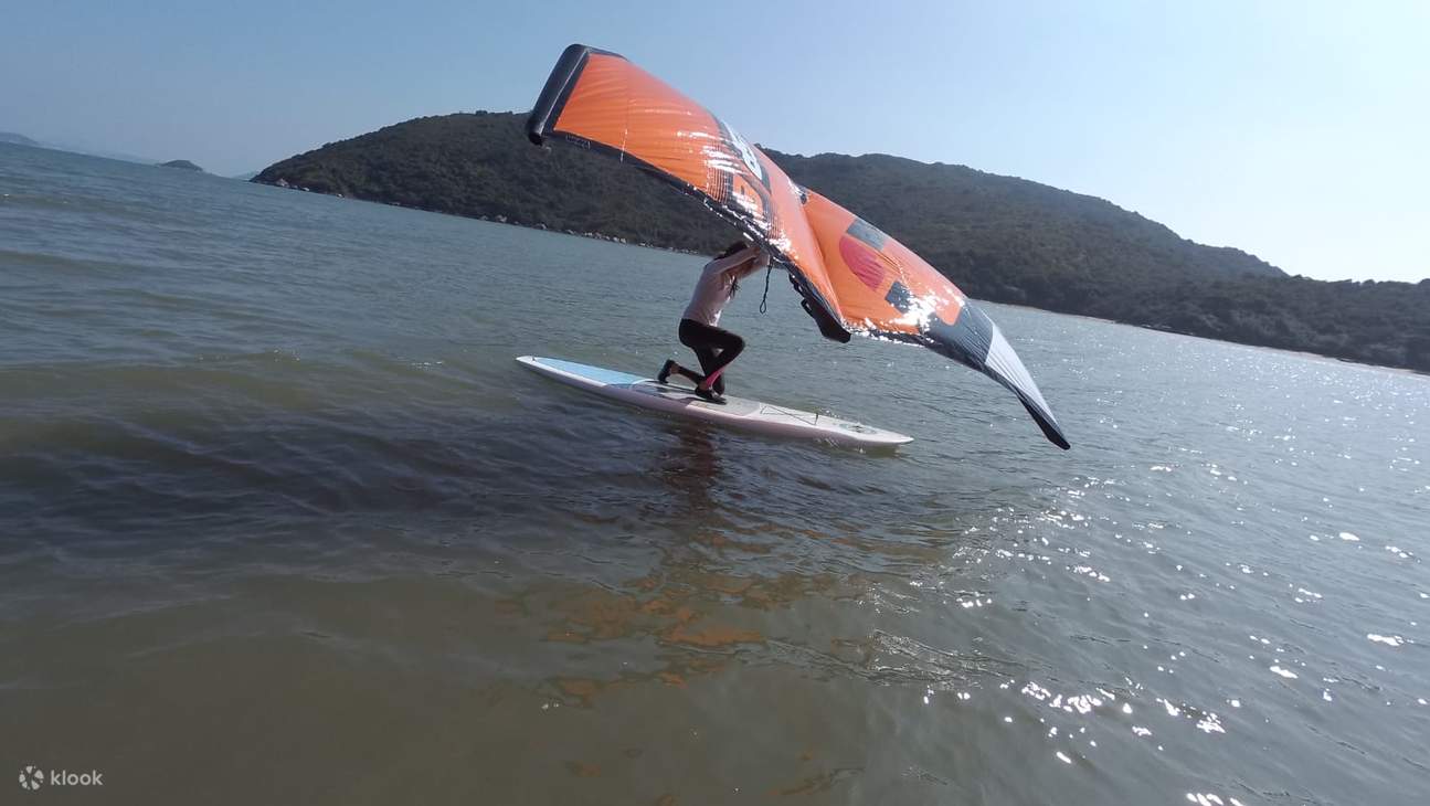 大屿山风筝冲浪体验