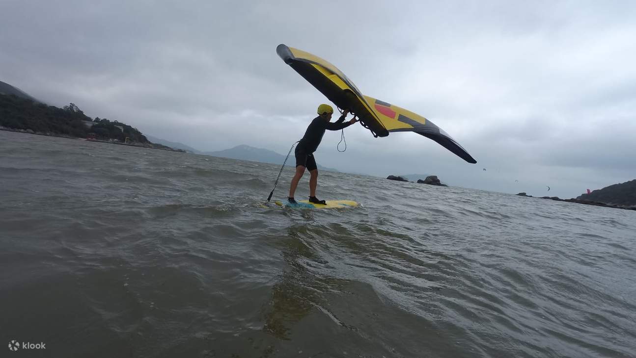 大屿山风筝冲浪体验