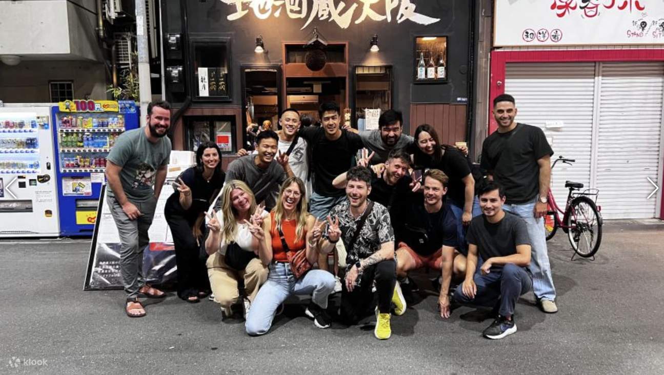 Osaka Local Bar & Izakaya Crawl Evening Tour di Uranamba Area