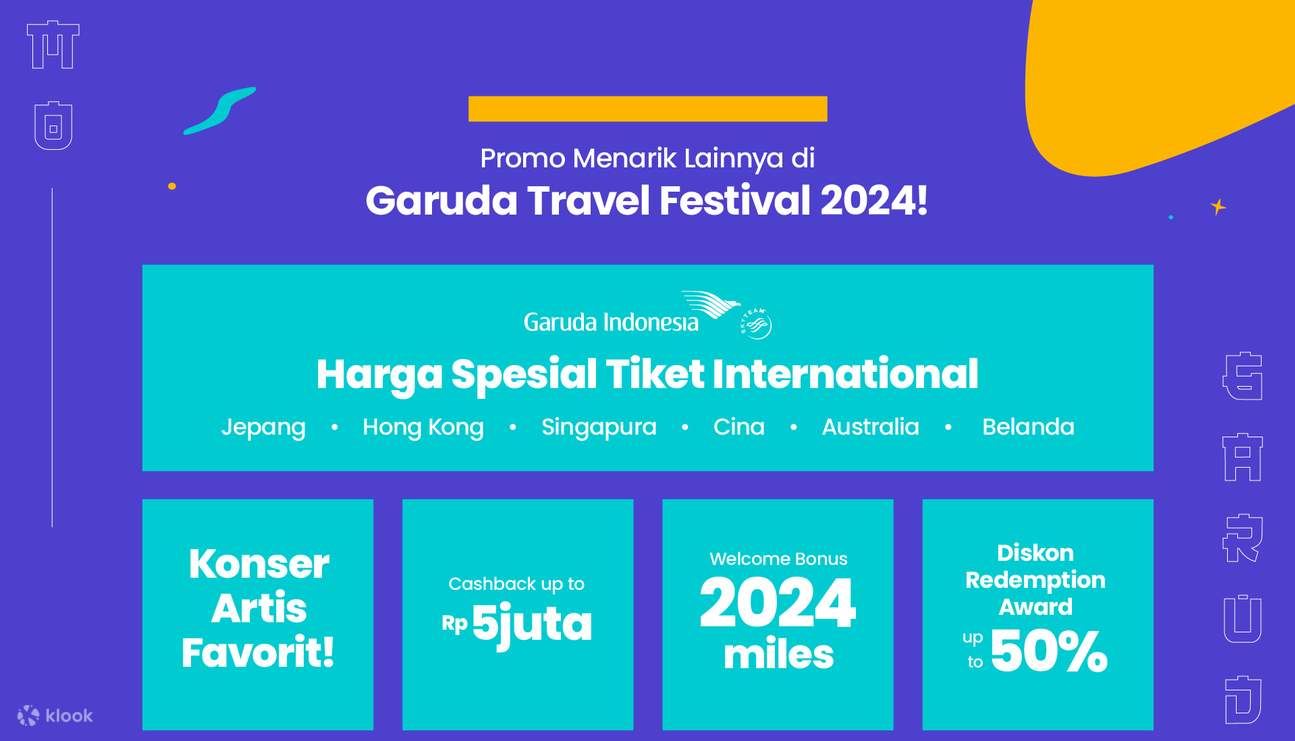Garuda Indonesia Travel Festival 2024 Ticket Klook India