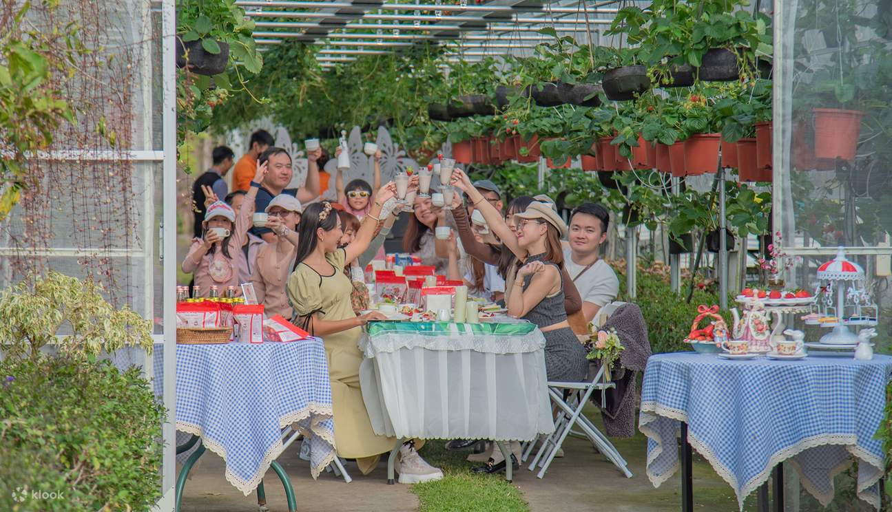 ロマンチックな森のいちご宴