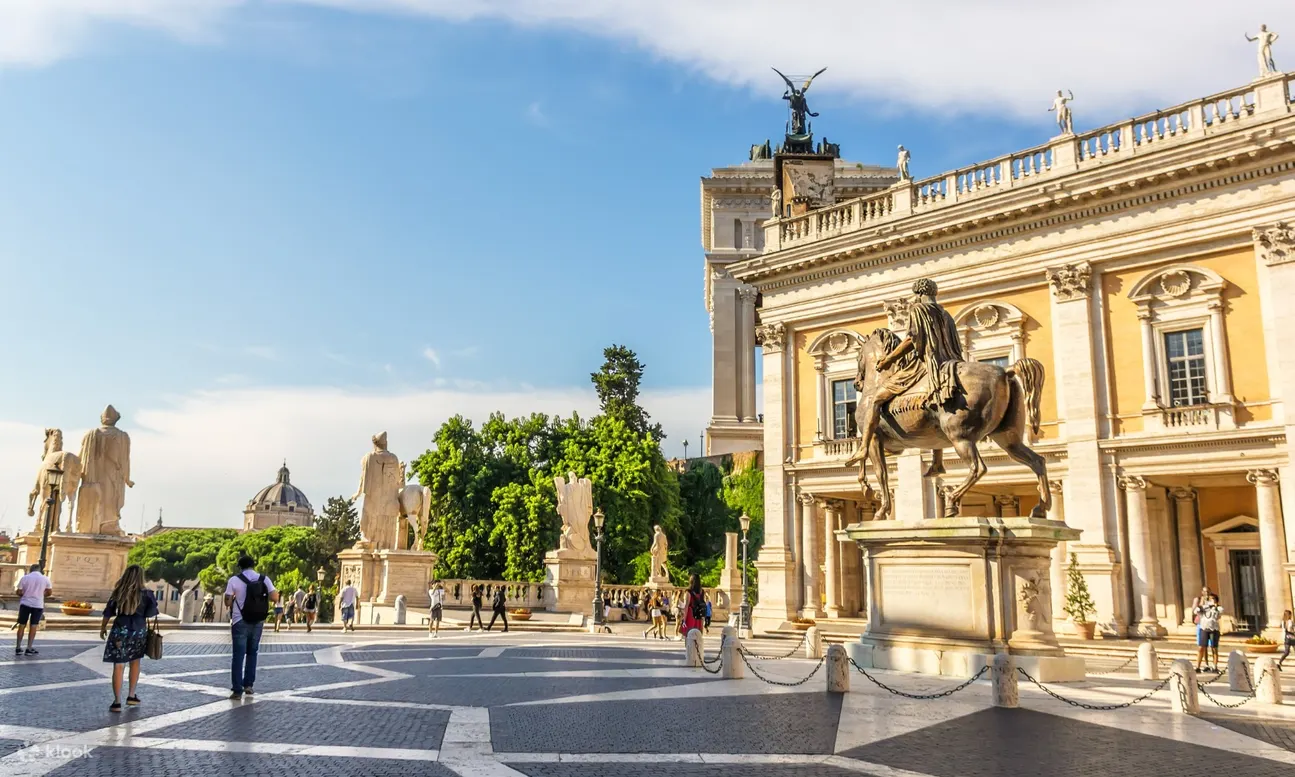 卡比托利欧广场的侧景