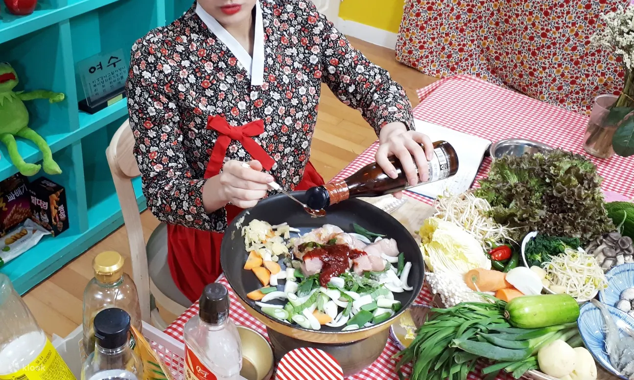 韩国导游准备韩国菜