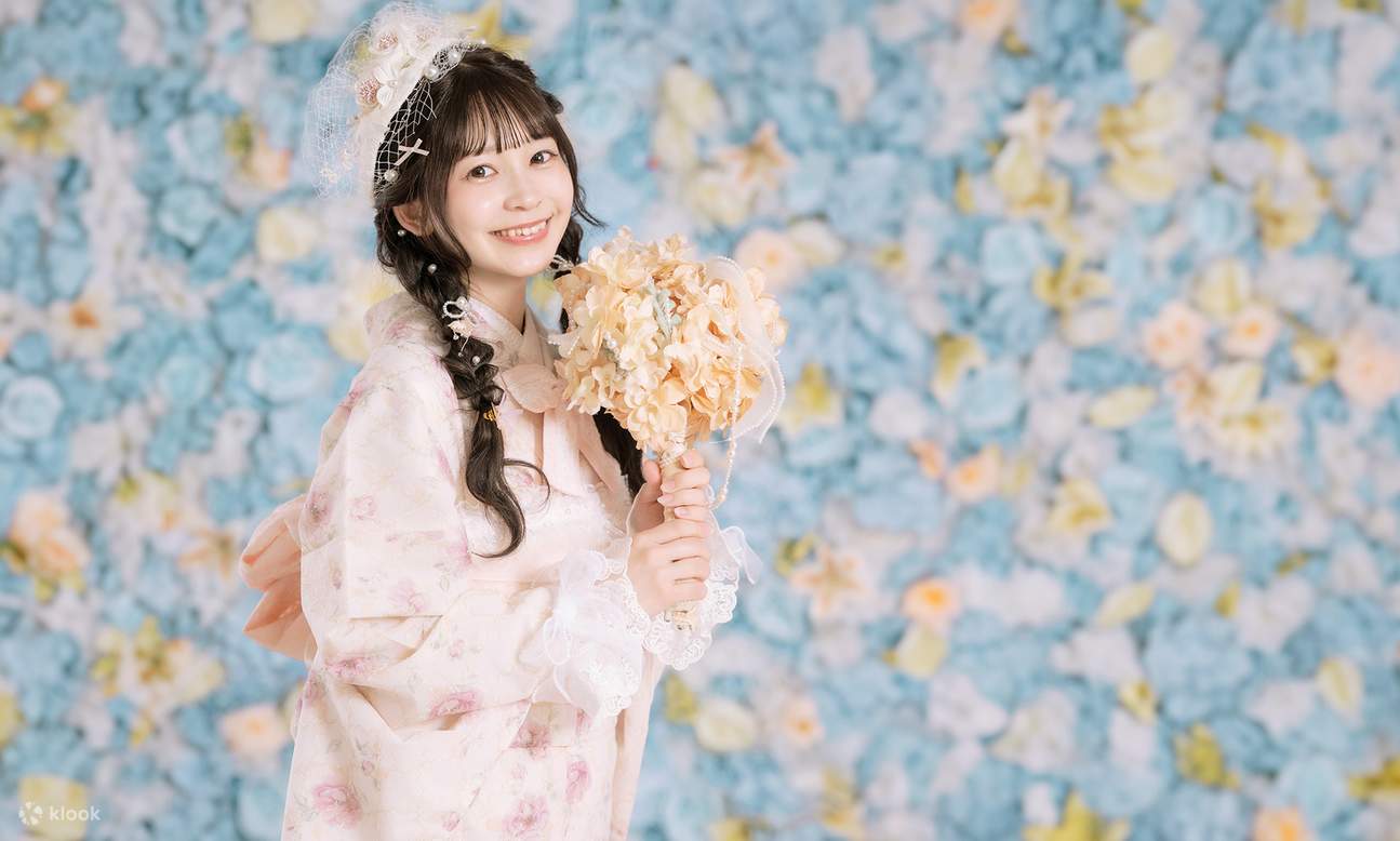 Noleggio kimono Asakusa con studio fotografico autonomo e opzione foto di KIM