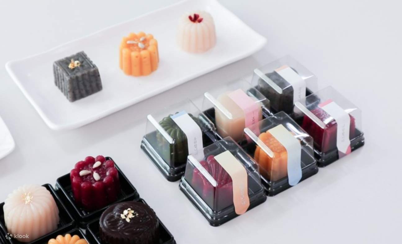 Jeli agar tradisional Korea dalam pelbagai warna