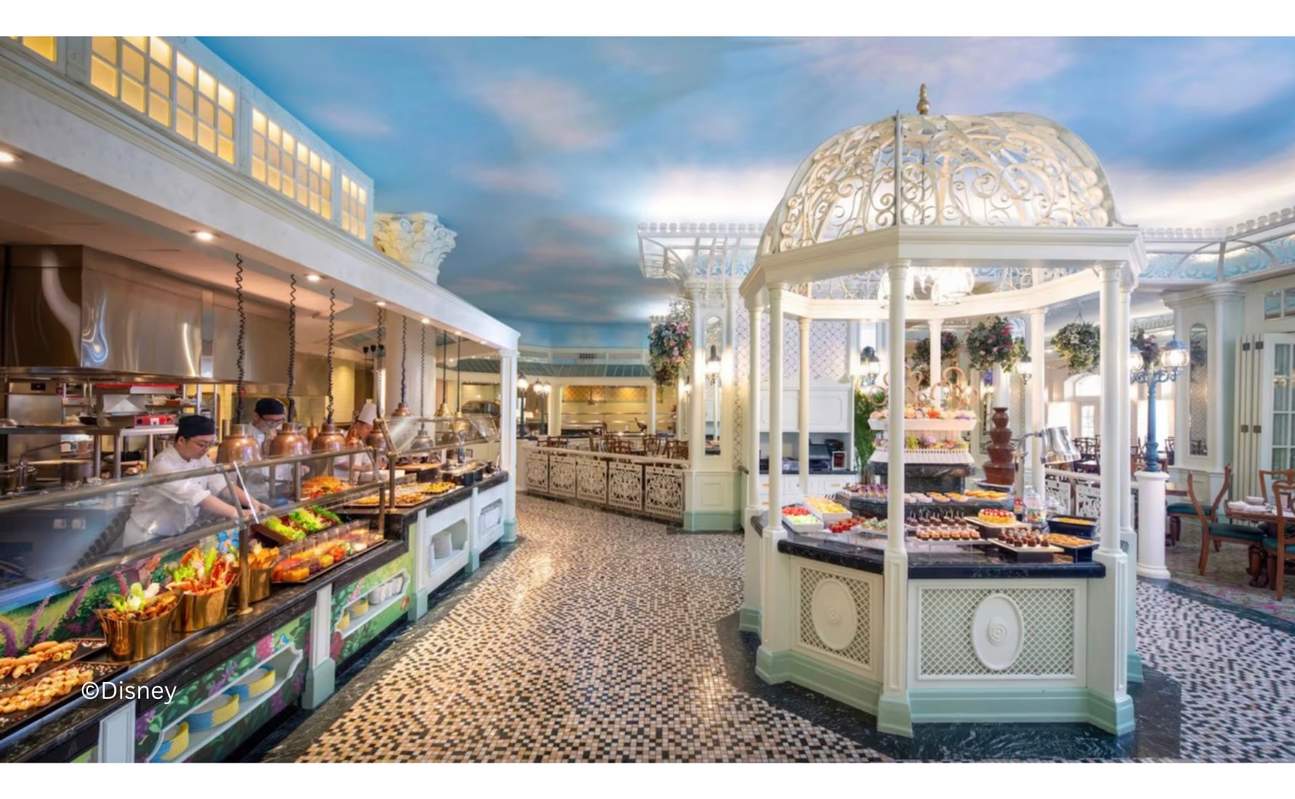 Hong Kong Disneyland Hotel - Enchanted Garden Restaurant | Dinner Buffet -  Klook United States