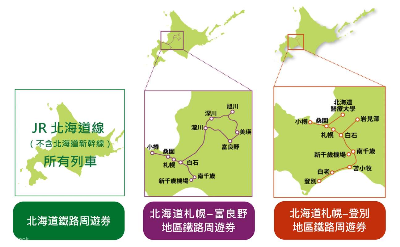 JR 北海道铁路周游券（连续3日/ 5日） - Klook客路