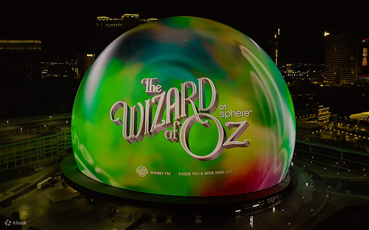 The Wizard of Oz リンゴ　Sphere LasVegas The Wizard of Oz at Sphere Ticket - Klook Россия