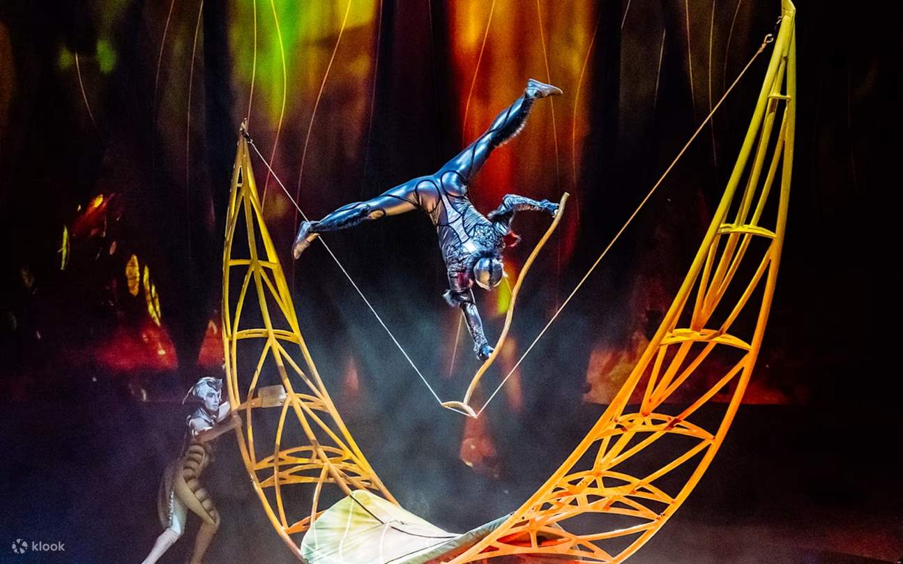 Enjoy a spectacular blend of artistry, athleticism, and live music in an unforgettable show