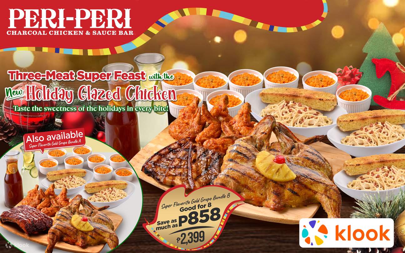 Peri-Peri Charcoal Chicken & Sauce Bar F&B Deals - Klook New Zealand