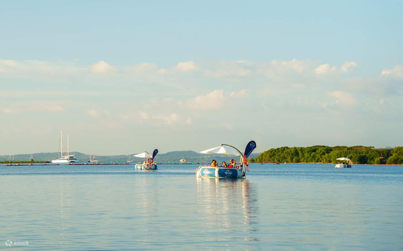 フィジー デナラウ島 エコ電気式セルフドライブBBQボートクルーズ