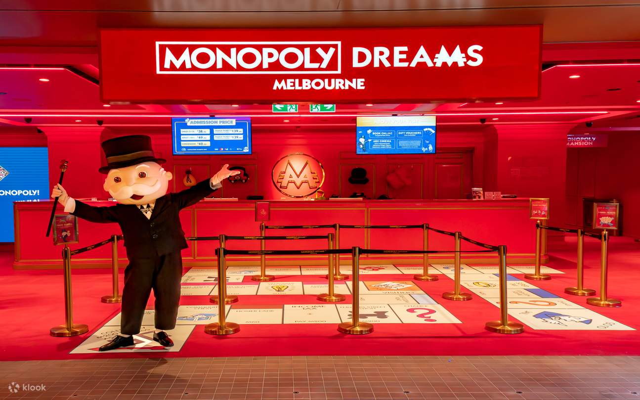 บัตรเข้าสวนสนุก Monopoly Dreams ในเมลเบิร์น