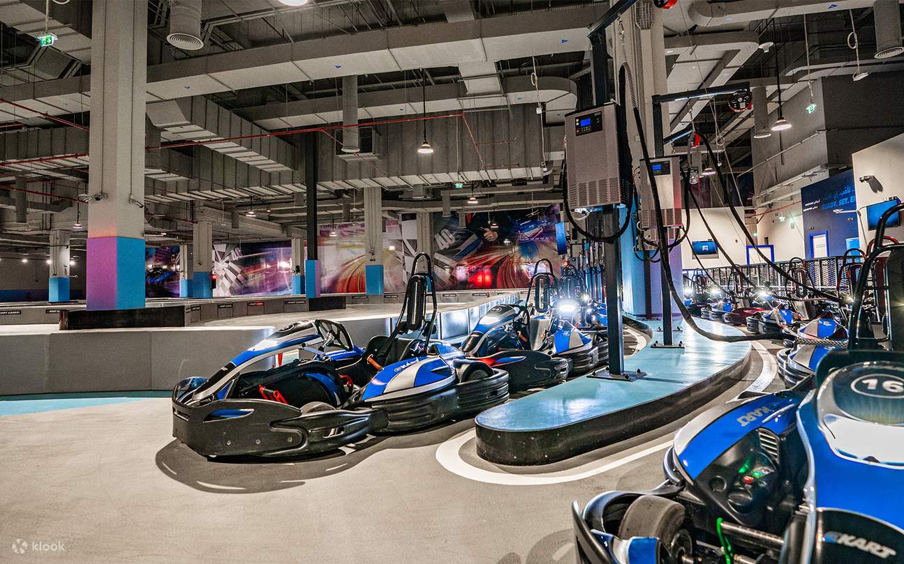 Động cơ go-kart điện mới nhất của Emaar tại Trung tâm thương mại Dubai Mall Zabeel