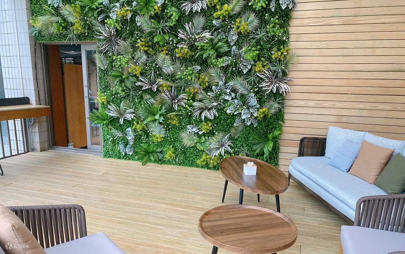 New Taipei : Wulai Karuizawa Hot Spring Hotel - Bain thermal double, bain public, thé de l'après-midi