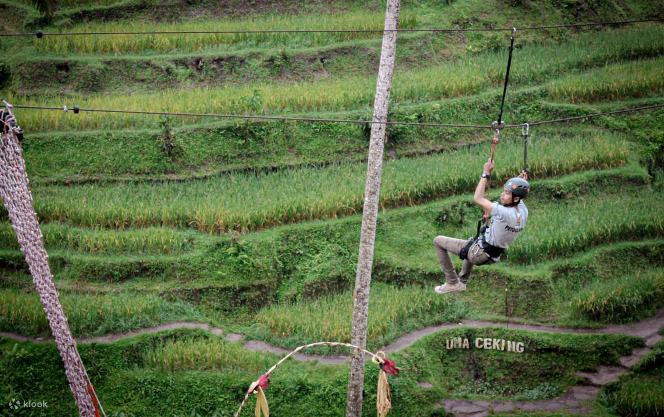 Pengalaman Zipline dan Sky Bike di Ubud Bali Klook Indonesia