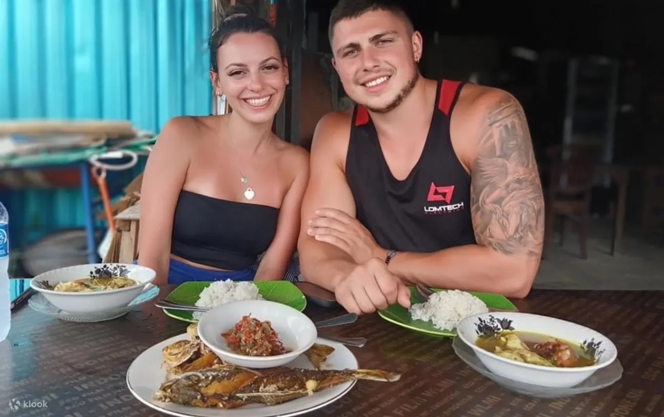 钓鱼后的午餐