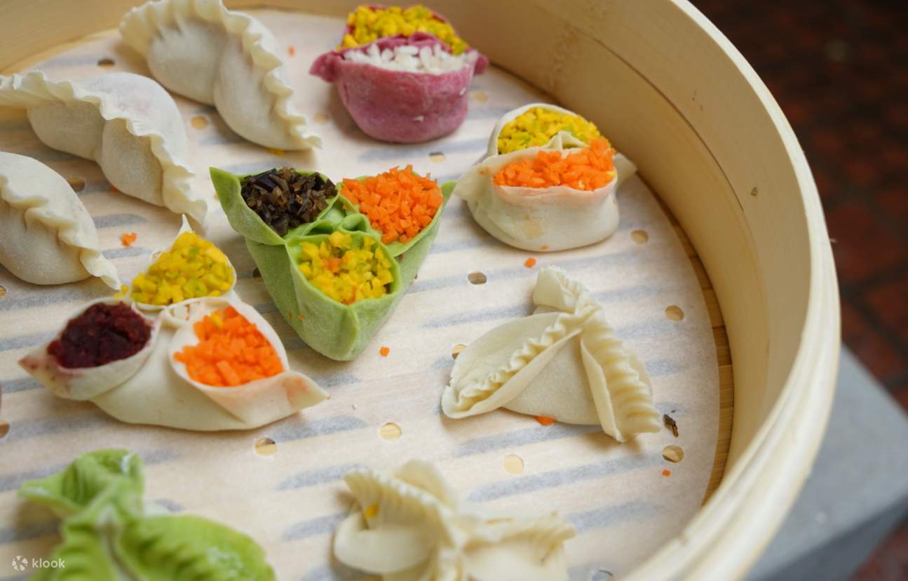 Beautiful boat dumplings