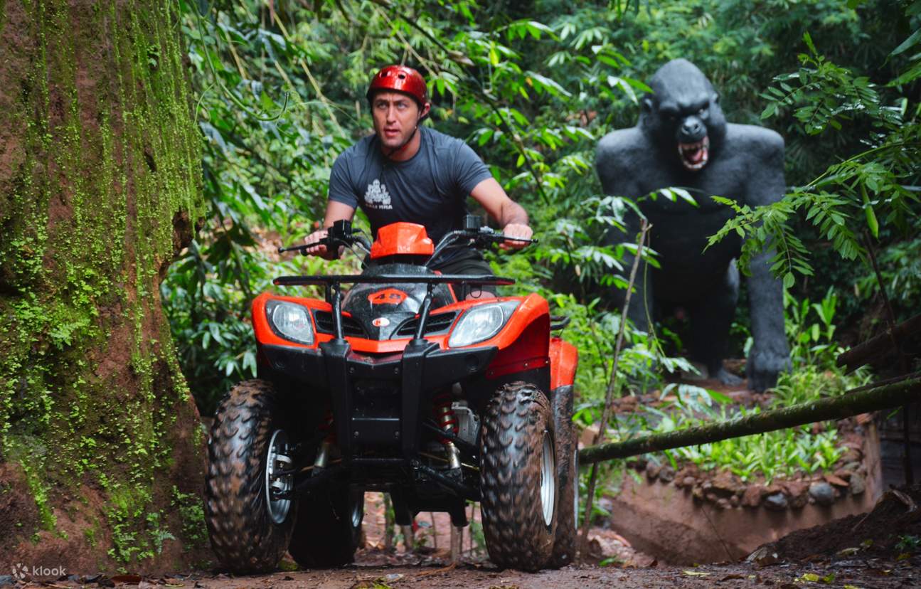 Ride through the lush jungles of Bali