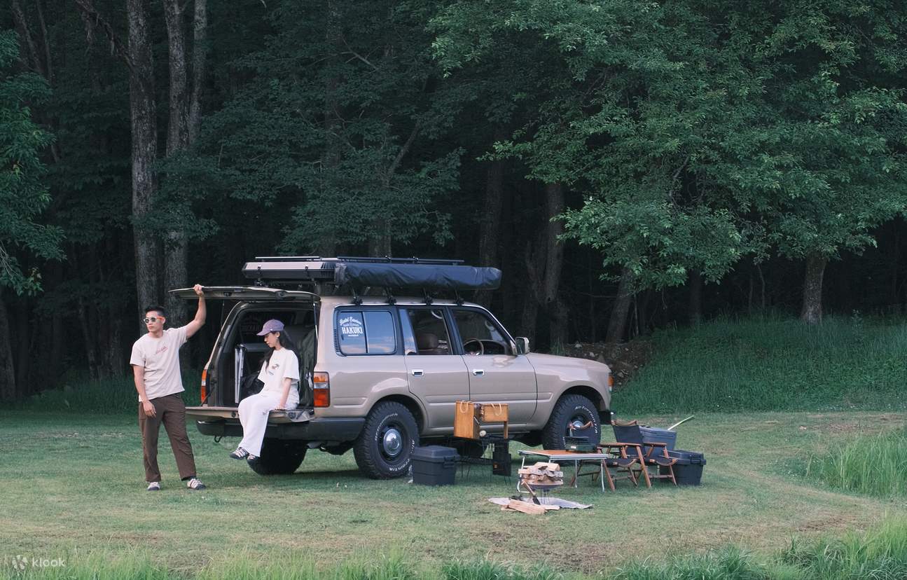 Toyota Land Cruiser 80 Classic Rooftop Tent Campervan (Phù hợp cho 4 người)