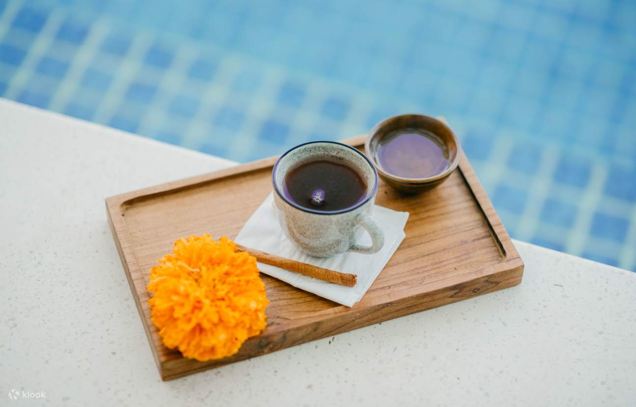 Savor a cup of our signature traditional tea, a perfect way to complete your rejuvenating spa experience