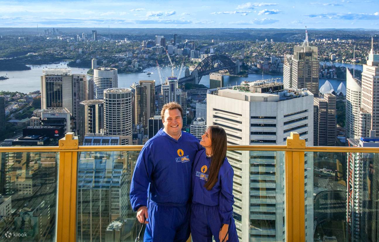 Step out into the open air on the tallest building in Sydney for a breath-taking SKYWALK tour 