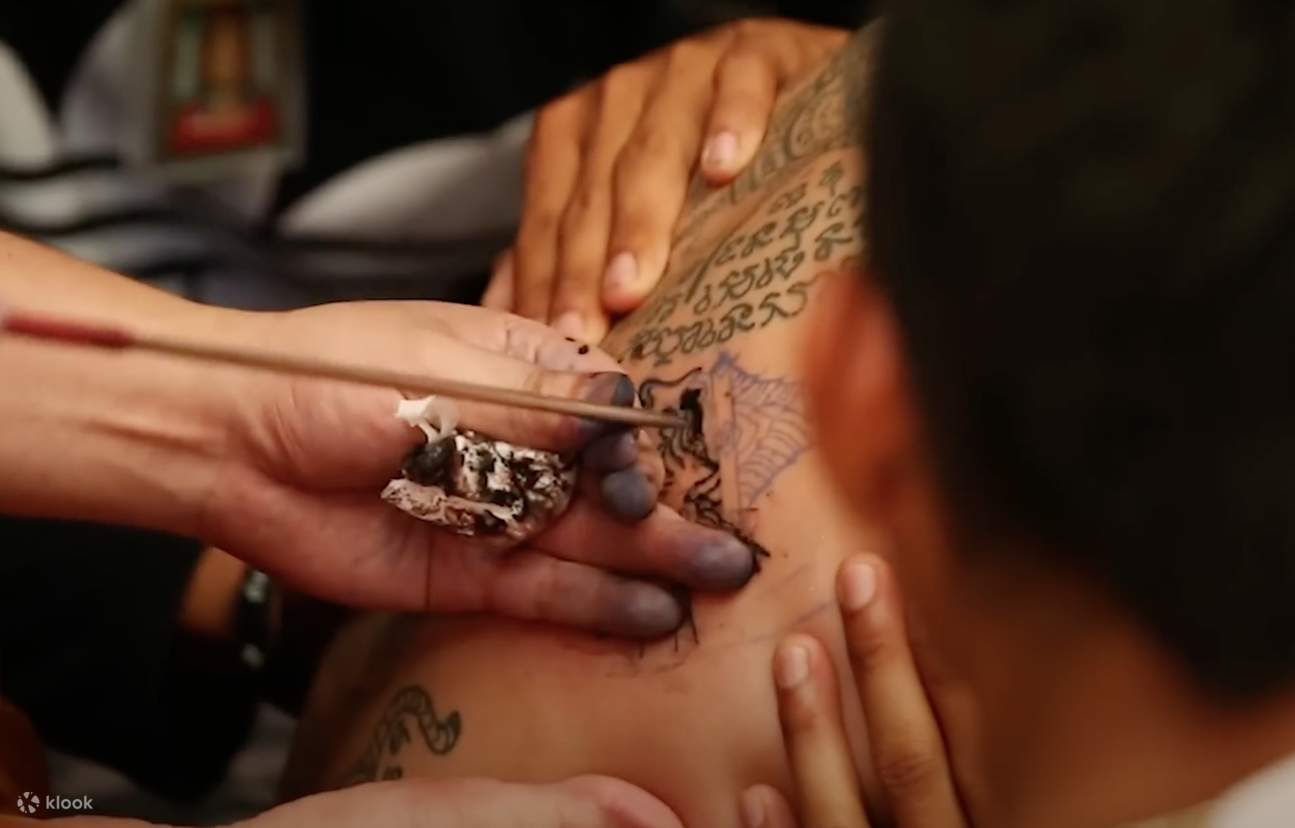Sacred Tattoo (Sak Yant) Experience at Wat Bang Phra from Bangkok