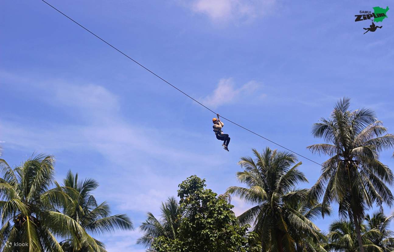 リパノイ ジップライン体験（サムイ島）